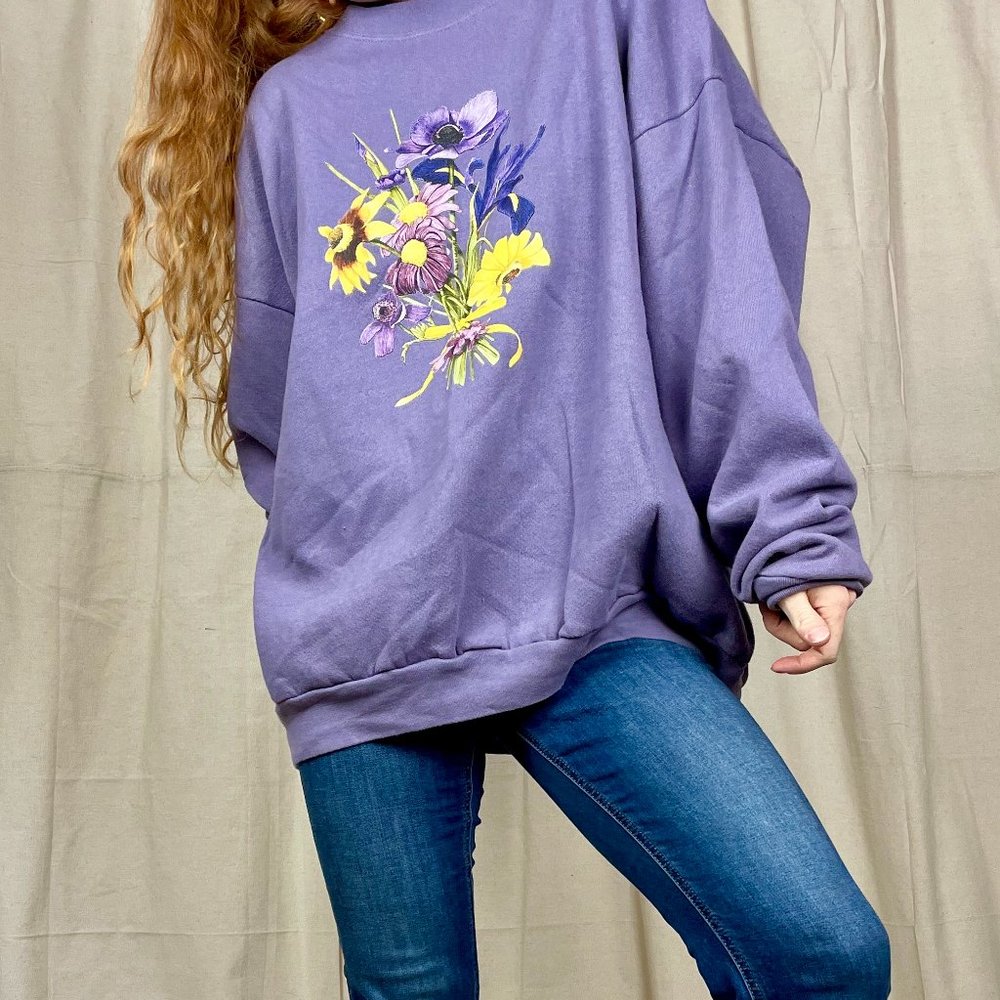 Vintage Lee Floral Crewneck sz 2XL
